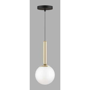 Závěsné svítidlo ve zlaté barvě se skleněným stínidlem ø 15 cm One – Squid Lighting obraz