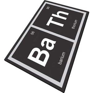 Černá koupelnová předložka 70x120 cm Barium – Foutastic obraz