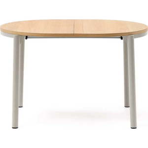 Rozkládací jídelní stůl s deskou v dubovém dekoru v přírodní barvě 90x120 cm Montuiri – Kave Home obraz