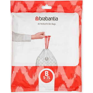 Pytle na odpadky v sadě 40 ks 5 l PerfectFit B – Brabantia obraz