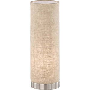 Béžová stolní lampa s textilním stínidlem (výška 35 cm) Thor – Fischer & Honsel obraz