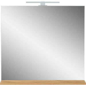 Nástěnné zrcadlo s osvětlením a poličkou 76x75 cm Menen – Germania obraz