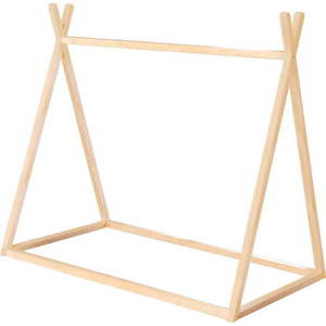 Domečková dětská postel v přírodní barvě 70x140 cm Montessori – Roba obraz