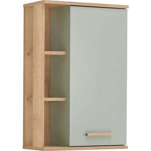 Zelená závěsná koupelnová skříňka v dekoru dubu 51x75 cm Set 963 - Pelipal obraz