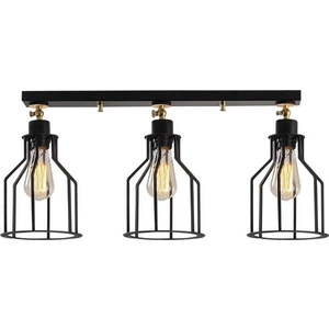 Stropní svítidlo v černé a zlaté barvě s kovovým stínidlem ø 17 cm Alacati – Opviq lights obraz