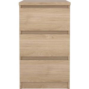 Komoda v dekoru dubu v přírodní barvě 40x70x50 cm Naia – Tvilum obraz