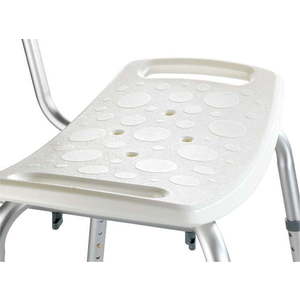 Sedací stolička s opěradlem do sprchy Wenko Stool With Back, 54 x 49 cm obraz