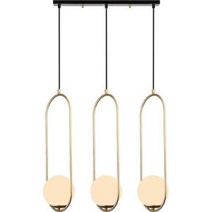 Závěsné svítidlo ve zlaté barvě Squid Lighting Arch, výška 146 cm obraz