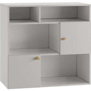 Světle šedá dětská knihovna 100x120 cm Cube - Pinio obraz