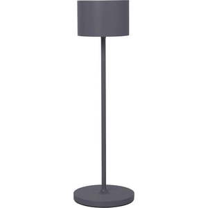Tmavě šedá přenosná led lampa Blomus Farol obraz