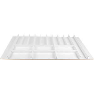 Bílý příborník do zásuvky 108 x 47 cm Wood Line – Elletipi obraz