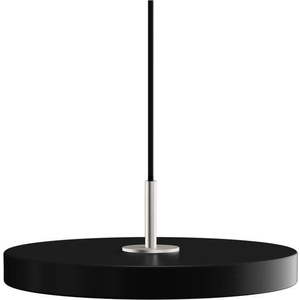 Černé LED závěsné svítidlo s kovovým stínidlem ø 31 cm Asteria Mini – UMAGE obraz