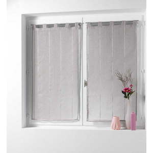 Hnědé voálové záclony v sadě 2 ks 90x90 cm Linahe – douceur d'intérieur obraz