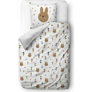Dětské povlečení na jednolůžko z bavlněného saténu 140x200 cm Sweet Bunnies – Butter Kings obraz