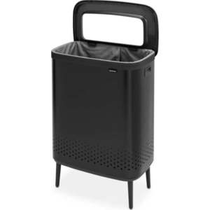 Matně černý kovový koš na prádlo 90 l Bo Hi – Brabantia obraz