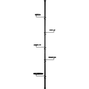 Černý teleskopický etažér na květiny Esschert Design, délka 210 - 301 cm obraz