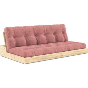 Růžová manšestrová rozkládací pohovka 196 cm Base – Karup Design obraz