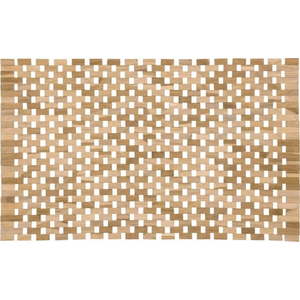 Dřevěná koupelnová předložka Kave Home Azuray, 40 x 60 cm obraz