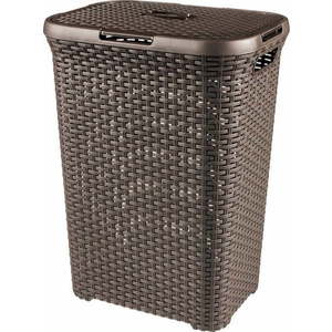 Hnědý koš na prádlo Curver Hamper, 40 l obraz