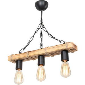 Stropní svítidlo v černo-přírodní barvě 10.5x48.5 cm – Squid Lighting obraz