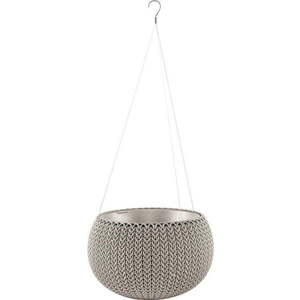 Plastový závěsný květináč ø 28 cm Cozy – Keter obraz