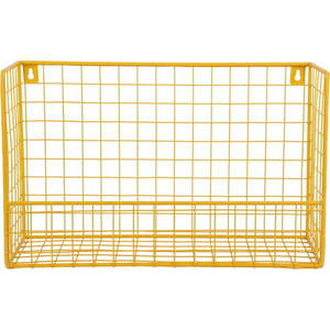 Žlutá ocelová police 40 cm Reja – PT LIVING obraz