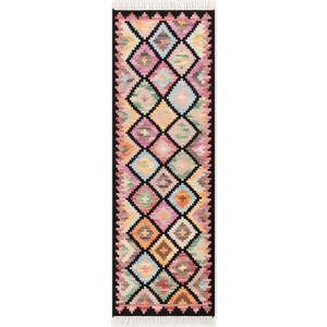 Oboustranný ručně tkaný vlněný běhoun 60x190 cm Kamal Zara – Nouristan obraz
