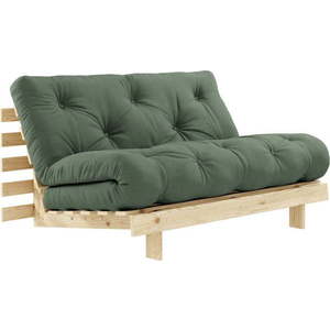 Zelená rozkládací pohovka 140 cm Roots - Karup Design obraz