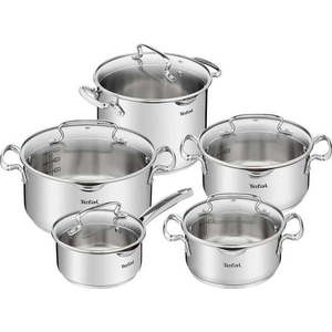 Nerezová sada nádobí 10 ks DUETTO+ G719SA55 – Tefal obraz