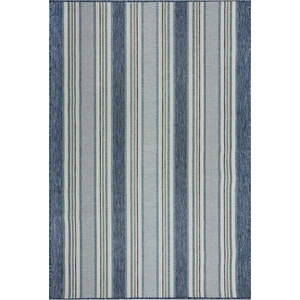 Vnitřní a venkovní koberec zelenomodrý 120x170 cm Roma Stripe – Flair Rugs obraz