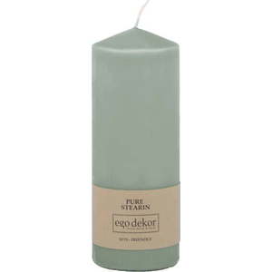 Tyrkysově modrá svíčka Eco candles by Ego dekor Top, doba hoření 50 h obraz