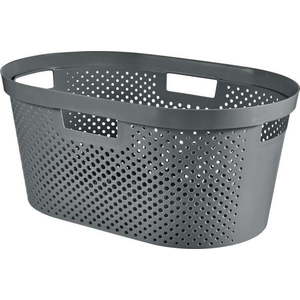Šedý koš na prádlo Curver Infinity Hamper, 40 l obraz