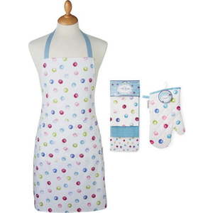 Utěrky, zástěra a chňapka v sadě 5 ks Spotty Dotty – Cooksmart ® obraz
