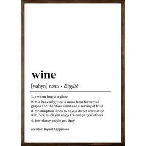 Obraz 50x70 cm Wine – Wallity obraz