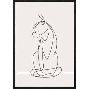 Obraz 40x50 cm Sketchline Cat – DecoKing obraz