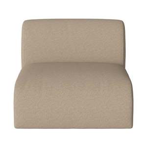Křeslo Núvol Small Back - Přídavný modul Bolia Varianta: Vilme - Bouclé & texture, Dark beige obraz