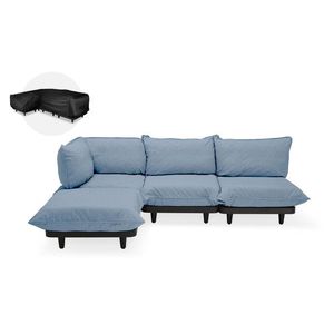 Zahradní sedací souprava paletti set large, více variant - Fatboy Barva: storm blue obraz