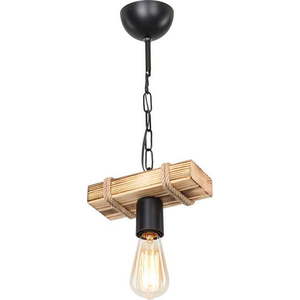 Stropní svítidlo v černo-přírodní barvě 10x20 cm – Squid Lighting obraz