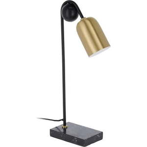 Stolní lampa v černo-zlaté barvě (výška 60 cm) Natsumi – Kave Home obraz