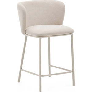 Béžová barová židle (výška sedáku 65 cm) Ciselia – Kave Home obraz