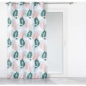 Bílo-zelený závěs 140x280 cm Belline – douceur d'intérieur obraz