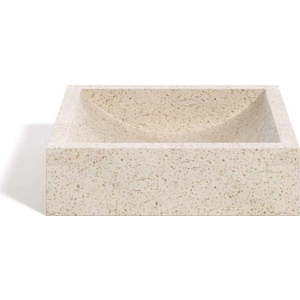 Umyvadlo z terrazzo Kave Home Sunday, 45 x 40 cm obraz