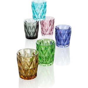 Sada 6 sklenic Brandani Diamante, 270 ml obraz