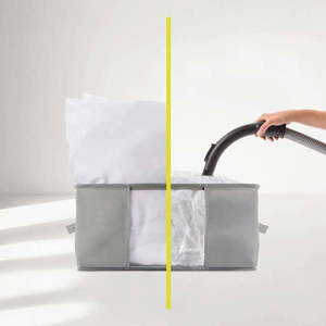Vakuový plastový úložný box na oblečení 40x40x25 cm – Homéa obraz