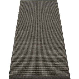 Antracitový vnitřní a venkovní běhoun 70x180 cm Emm Black Linen – Pappelina obraz