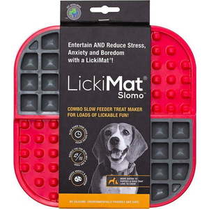 Lízací podložka Slomo Red – LickiMat obraz