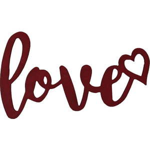 Cedule 42x25 cm Red Love – Wallity obraz