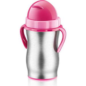 Růžová nerezová dětská lahev 0.3 l Bambini – Tescoma obraz