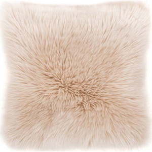 Béžový polštář Tiseco Home Studio Sheepskin, 45 x 45 cm obraz
