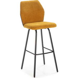 Barové židle v hořčicové barvě v sadě 2 ks 75 cm Pol – Marckeric obraz